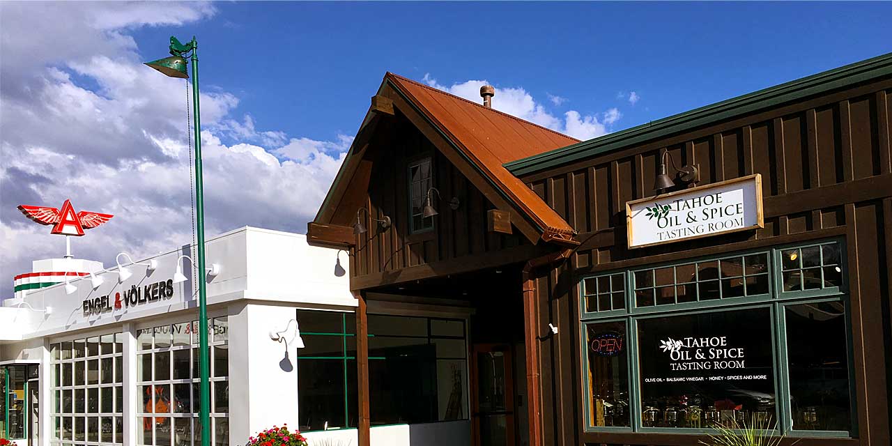 front of store in Truckee, Tahoe